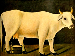 Корова: туловище, ноги, вымя, глаза