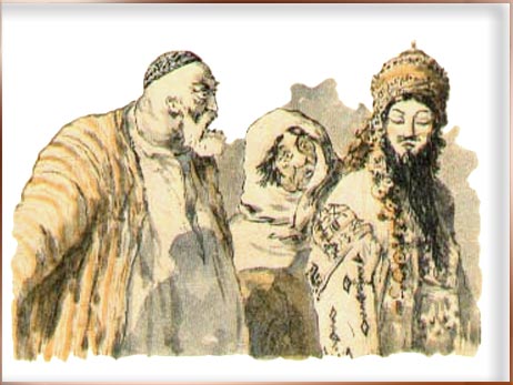 World Sayings.ru - Туркменские народные сказки - Сказка о бородатой невесте